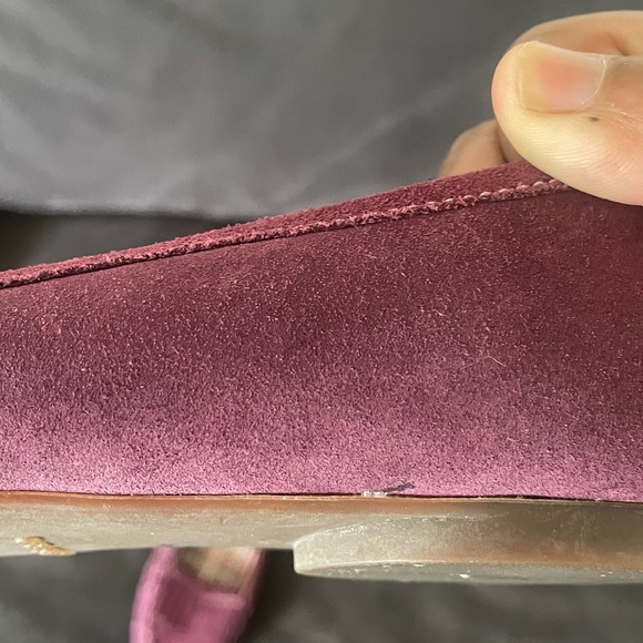 Lands End Suede Plum Flats - Picture 5 of 8